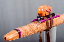 Maple Burl Native American Flute, Minor, High C-5, #N67C